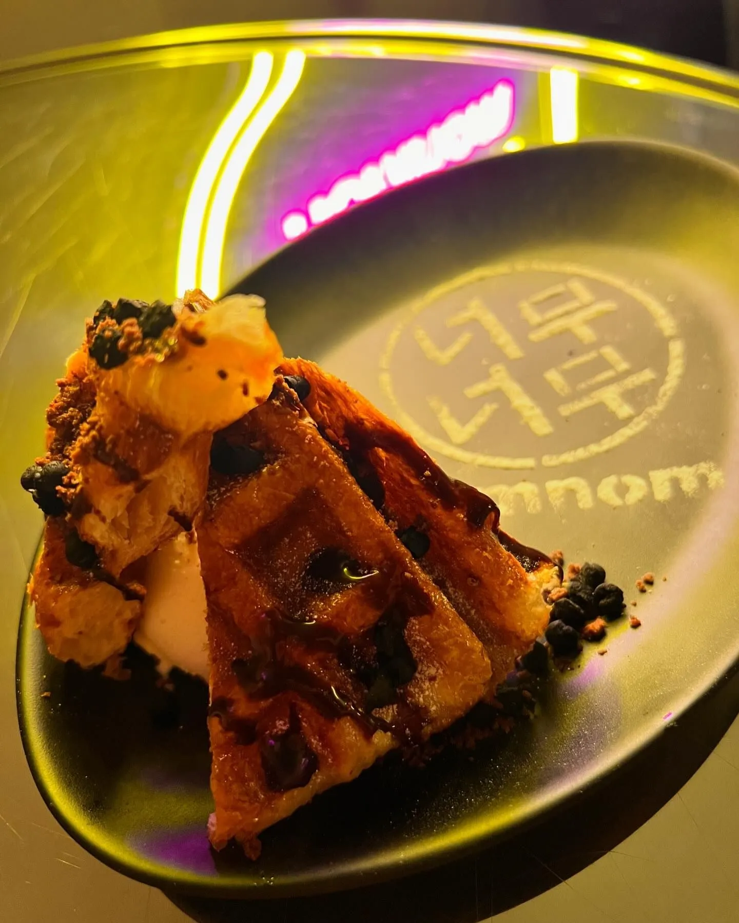 クロッフルアイス